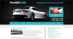 Desktop Screenshot of perfectcars.pl